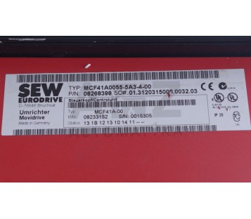 SEW MCF41A0055-5A3-4-00  MCF41A00555A3400  08268398 + MDX60A0055-5A3-4-00 