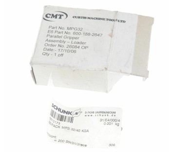 CMT MPG32 5510173 SCHUNK BEIPACK MPG 32/40 KGA ! NEW  !