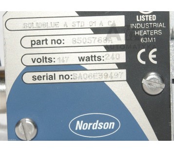 NORDSON SOLIDBLUE A STD 01 A CA  8505768A  ! NEW !