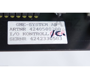 ATLAS COPCO MACS 4240500200 I/O CONTROLLER KONTROLL