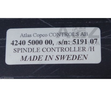 ATLAS COPCO MACS 4240500000 SPINDLE CONTROLLER /H