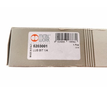 METALWORK 5203001 LUB BIT 1/4 LUBBIT14 lubricator lubricant donor ! NEW !