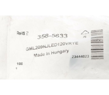HIRSCHMANN GML209NJLED120VRYE 358-5633 3585633 ! NEW ! 