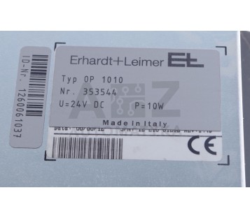 ERHARDT + LEIMER OP 1010 353544