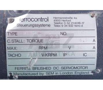FERROCONTROL MT30F4-25  MT30F425 4000rpm 1,5Nm 