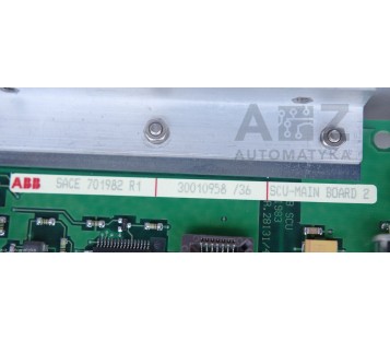 ABB FEEDER TERMINAL SACE 701982R1 30010958/36 SCU-MAIN BOARD 2