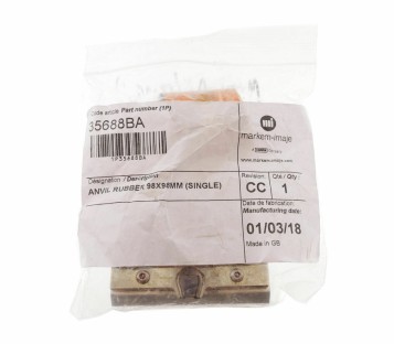 MARKEM IMAJE 35688BA Anvil Rubber 98X98Mm ! NEW !