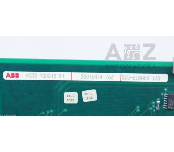 ABB FEEDER TERMINAL HCRB 930818R1 30010414/62 SCU-BINAER I/O