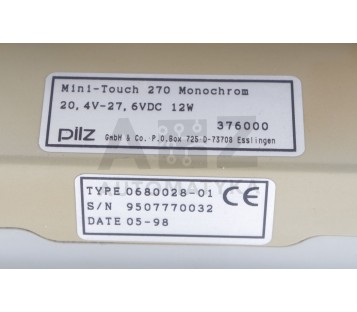 PILZ MINI-TOUCH 270 MONOCHROM 0680028-01  068002801