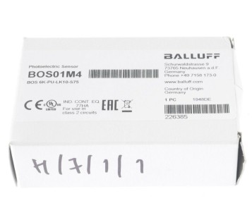 BALLUFF BOS01M4 BOS 6K-PU-LK10-S75 BOS6KPULK10S75  ! NEW