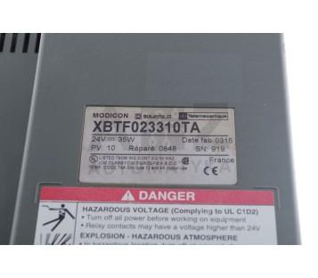 TELEMECANIQUE MODICON XBTF023310TA 