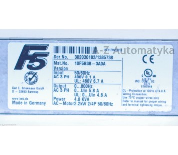 KEB F5 10F5B3B-3A0A  10.F5.B3B-3A0A 10-F5-B3B-3A0A