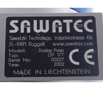 SAWATEC DOSING PUMP DP 177  DP-177 DP177  
