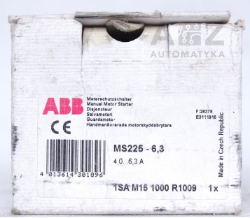 ABB MS225-6,3 4,0-6,3A 1SAM151000R1009  ! NEW !