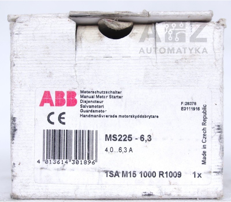 ABB MS225-6,3 4,0-6,3A 1SAM151000R1009  ! NEW !
