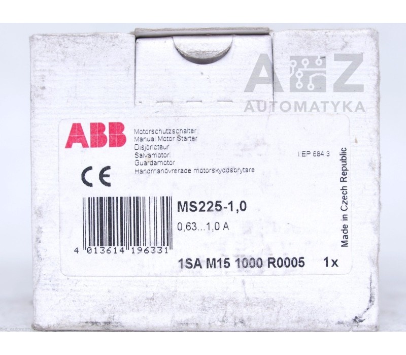 ABB MS225-1,0 0,63-1,0A 1SAM151000R1005  ! NEW !