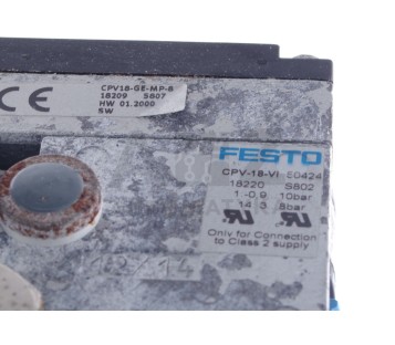FESTO CPV18-GE-MP-8 CPV18GEMP8 18209 CPV-18-VI CPV18VI 18220 