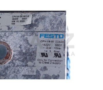 FESTO CPV18-GE-MP-8 CPV18GEMP8 18209 CPV-18-VI CPV18VI 18220 