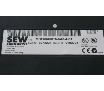 SEW MDF60A0015-5A3-4-0T MDF60A00155A340T 