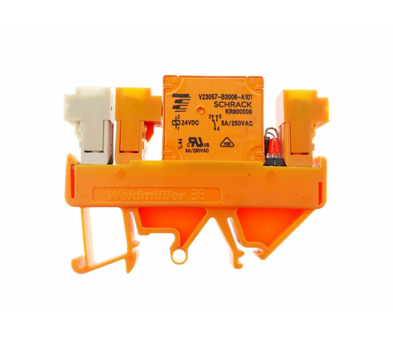 WEIDMULLER 110022 + SCHRACK V23057-B3006-A101 5A/250VAC  V23057B3006A101