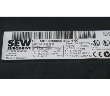 SEW MDF60A0055-5A3-4-00 MDF60A00555A3400 8264686 