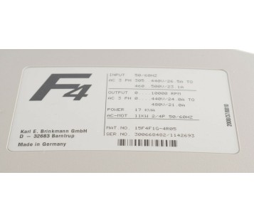 KEB 15F4F1G-4R05 15.F4.F1G-4R05  15F4F1G4R05 