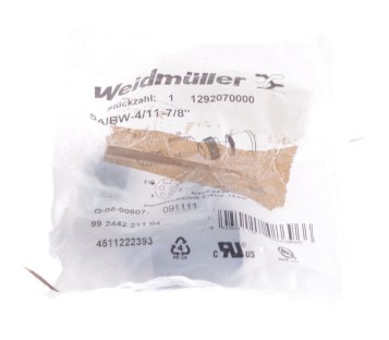 WEIDMULLER SAIBW-4/11-7/8"  SAIBW41178  1292070000 ! NEW !