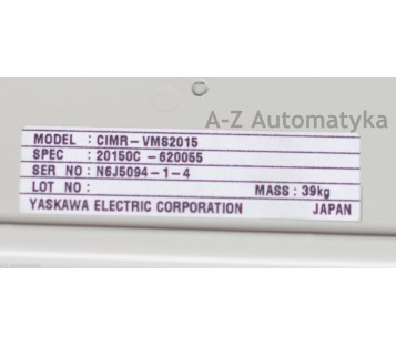 YASKAWA SPINDLE DRIVE VARISPEED 626VM3 CIMR-VMS2015 ( CIMRVMS2015 )