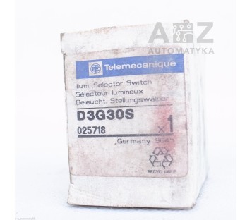 TELEMECANIQUE SQUARE D D3G30S 025718 SELECOTR SWITCH ! NEW !