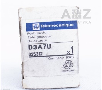 TELEMECANIQUE SQUARE D D3A7U 025312 PUSH BUTTON ! NEW !
