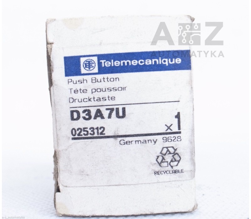 TELEMECANIQUE SQUARE D D3A7U 025312 PUSH BUTTON ! NEW !