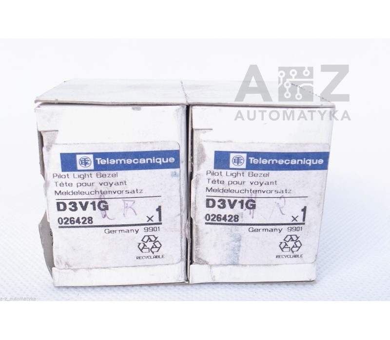 TELEMECANIQUE SQUARE D D3V1G 026428 PILOT LIGHT BEZEL ! NEW ! 2pcs !