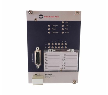 BRUEL & KJAER VIBRO VC-6000 VC6000 SM-610 SM610 SAFETY MONITOR