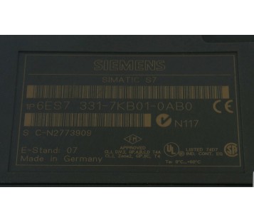 SIEMENS 6ES7 331-7KB01-0AB0 6ES73317KB010AB0 
