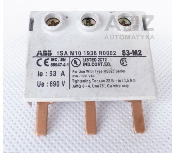 ABB S3-M2 S3M2 1SAM101938R0002 Feeding terminal / Power Infeed Block 