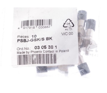 PHOENIX CONTACT PSBJ-GSK/S BK  PSBJGSKSBK  0305381 ! 9PCS ! NEW !