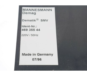 DEMAG MANNESMANN 469 355 44 DEMATIK SMV 