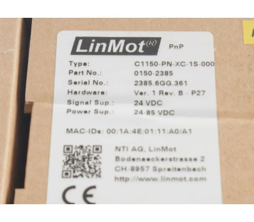 LINMOT C1100 C1100-GP-XC-0S-000 C1100GPXC0S000 0150-2380 