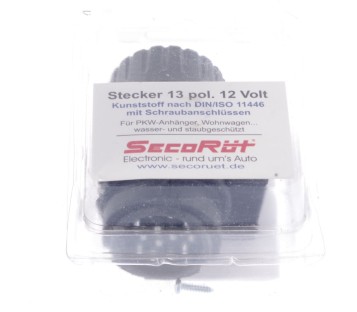 SECORUT SECORUET 11446  808857 SecoRüt 30120 13 Pin Plug  Trailer connect! NEW !