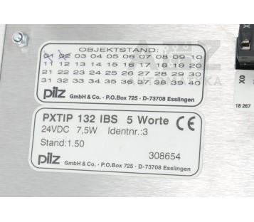 PILZ PXTIP 132 IBS 5 WORTE  PXTIP 132IBS5 WORTE  PXTIP132IBS5WORTE