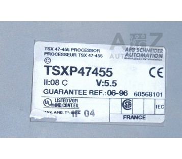 TELEMECANIQUE SCHNEIDER ELECTRIC TSXP47455 PROCESSOR TSXP 47 40 