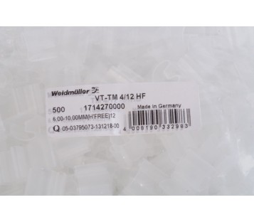 WEIDMULLER VT-TM 4/12 HF VTTM412HF 1714270000 6-10MM CABLE MARK ! 500PCS ! NEW !