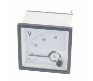 KEMA KEUR T.A.-UK CP-72 CP72 VOLT PANEL METER 0-60VDC ! NEW !