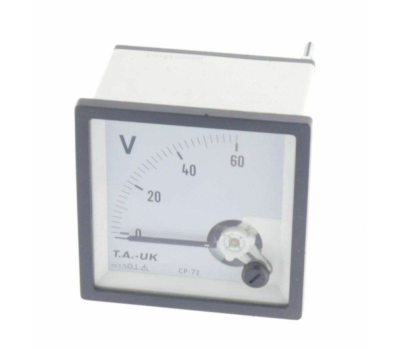 KEMA KEUR T.A.-UK CP-72 CP72 VOLT PANEL METER 0-60VDC ! NEW !