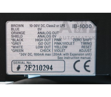 KEYENCE IB-1000 IB1000 Amplifier Unit, DIN Rail Type ! NEW IN BOX !