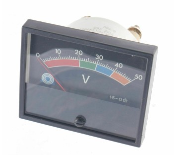 TYPE R68 0/50V 0-50VDC PANEL METER VOLT ! New ! 