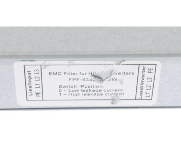 HITACHI FPF-9340-05-SW FPF934005SW THREE PHASE EMC FILTER 