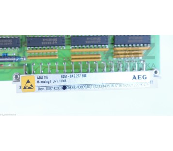 AEG ADU 116 / ADU116 / 277.508 / 16 ANALOG U/I 11bit 6051-042.277508
