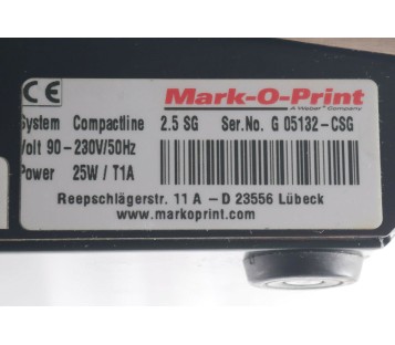 MARK-O-PRINT 2.5 SG SYSTEM COMPACTLINE BLUHM