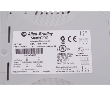 ALLEN BRADLEY STRATIX 2000 1783-US08T 1783US08T